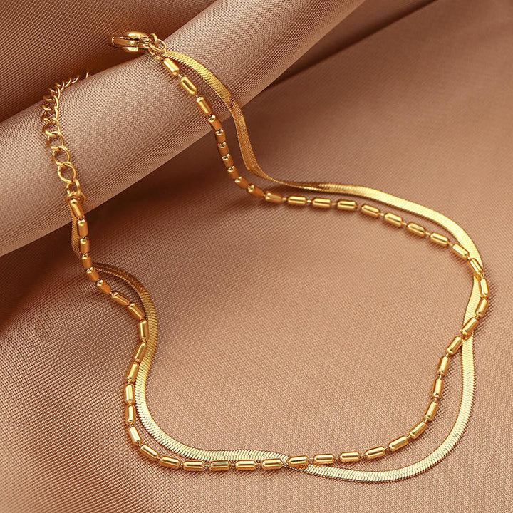 Snake Chain Beads Bracelet