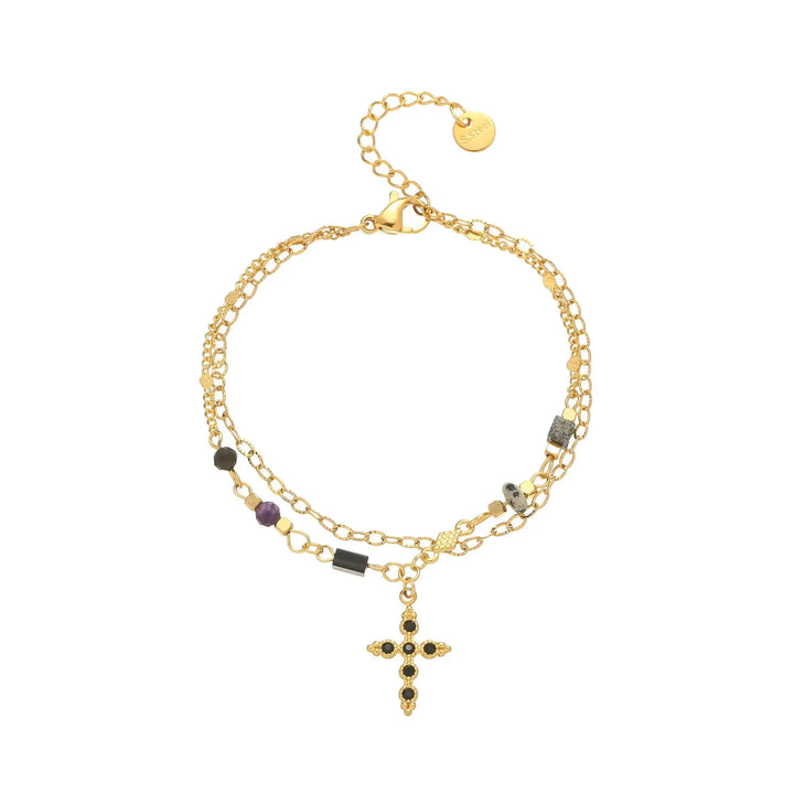 Noir Cross Luxe Bracelet