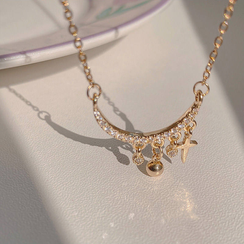 Crescent Charm Necklace