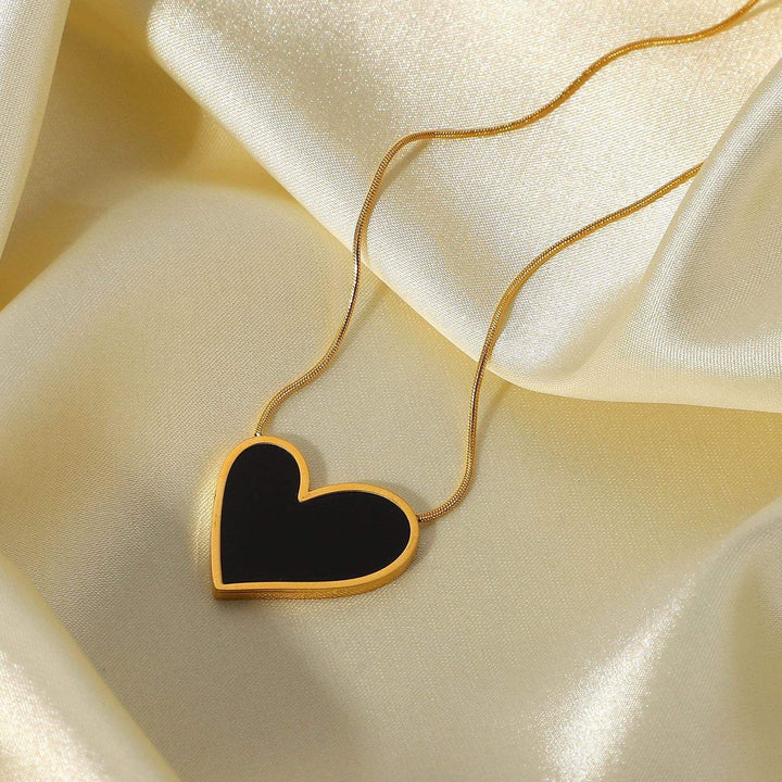 Asymmetric Black Pendant