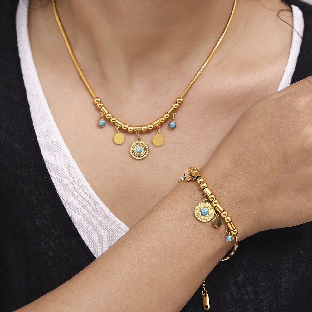 Turquoise Charms Bracelet