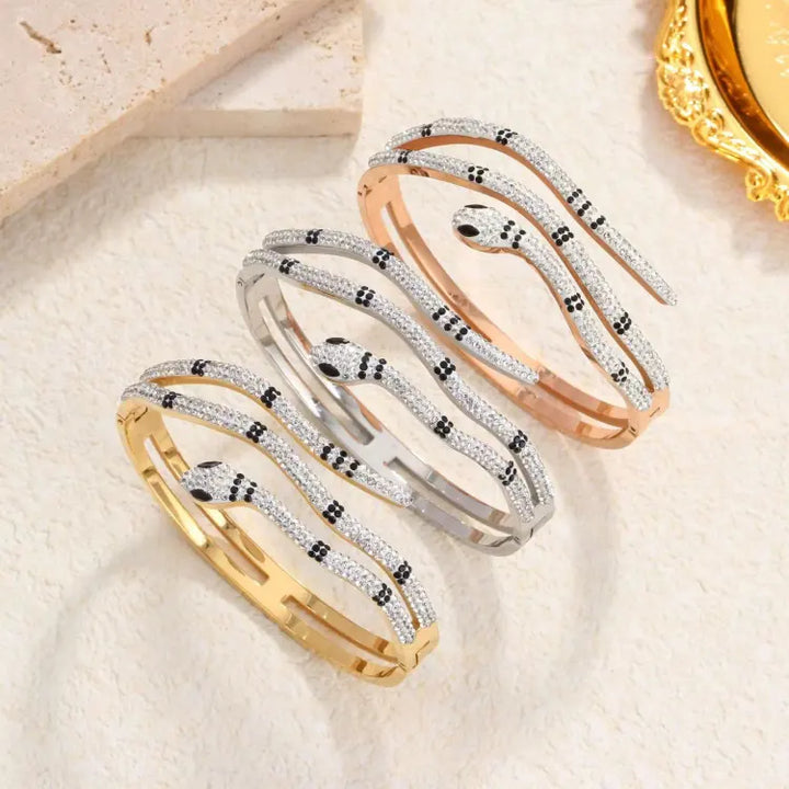 Studded Serpentine Bracelet