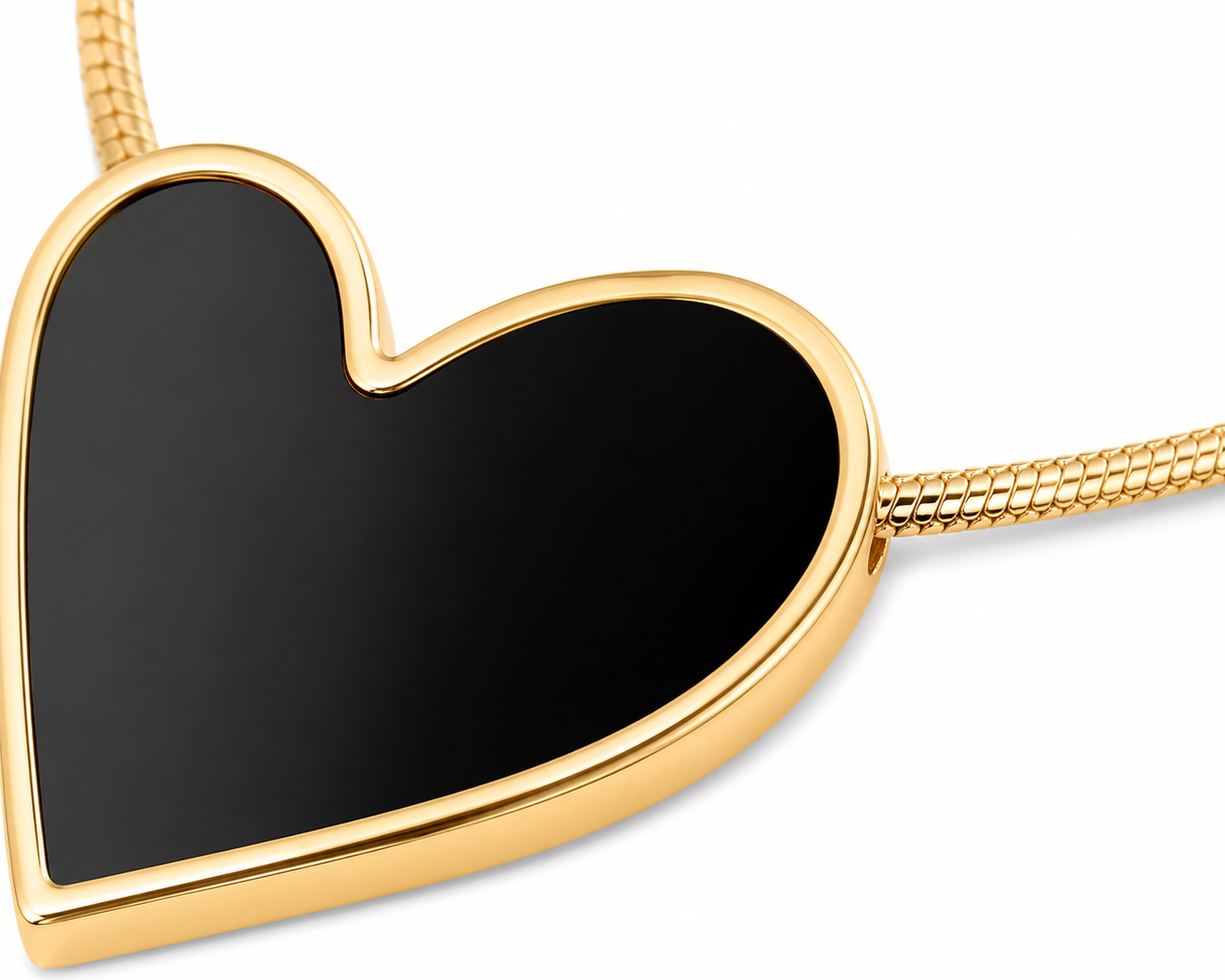 Asymmetric Black Pendant