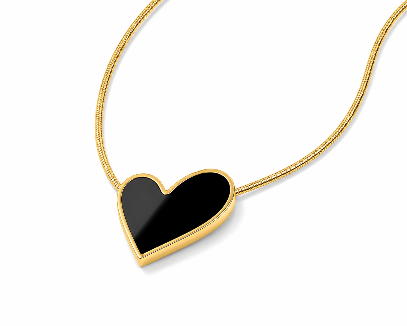 Asymmetric Black Pendant