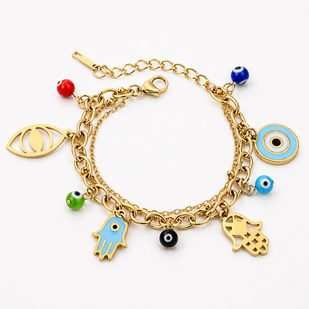 Nazar Luxe Charm Bracelet