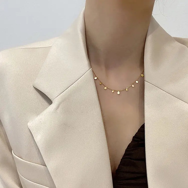 Golden Drops Necklace