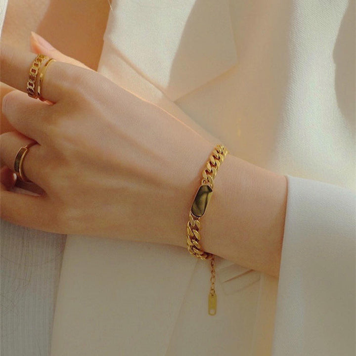 Statement Link Bracelet