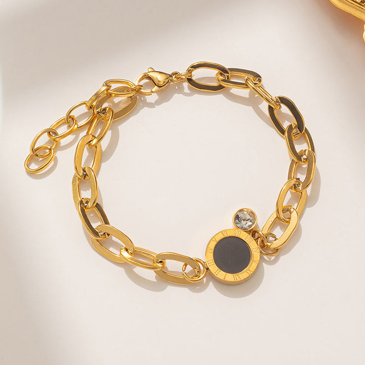 Roman Link Bracelet
