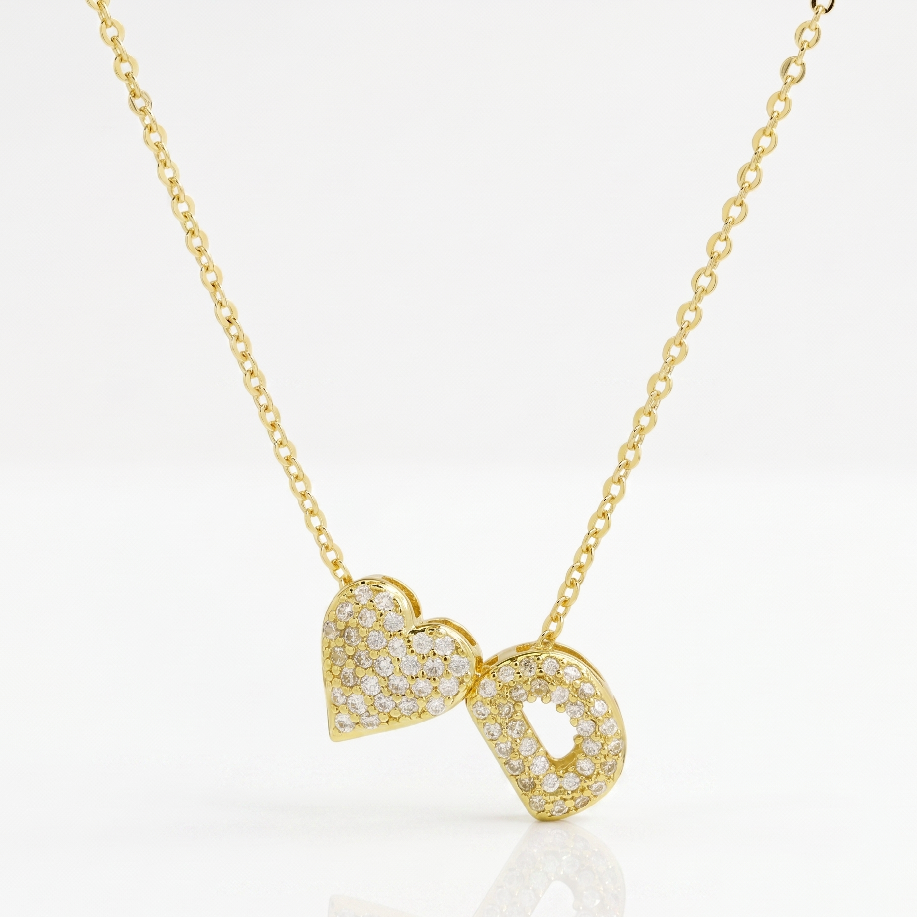 Personalized Amor Initials Pendant