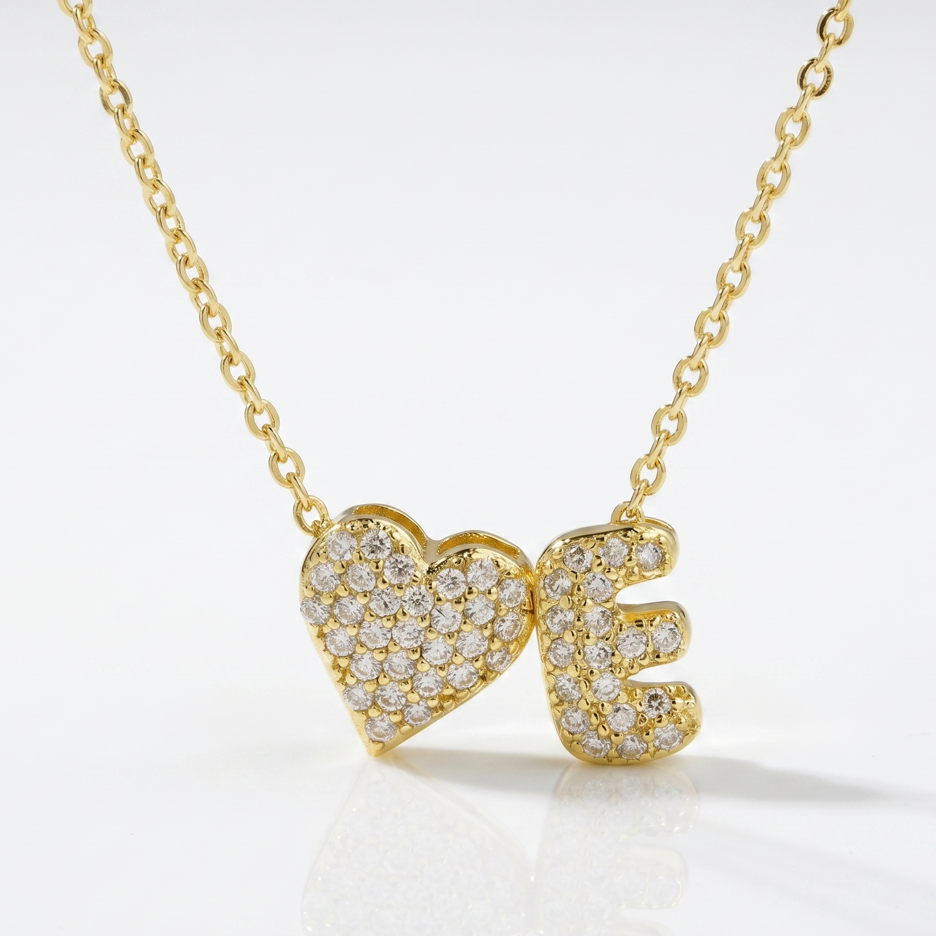 Personalized Amor Initials Pendant