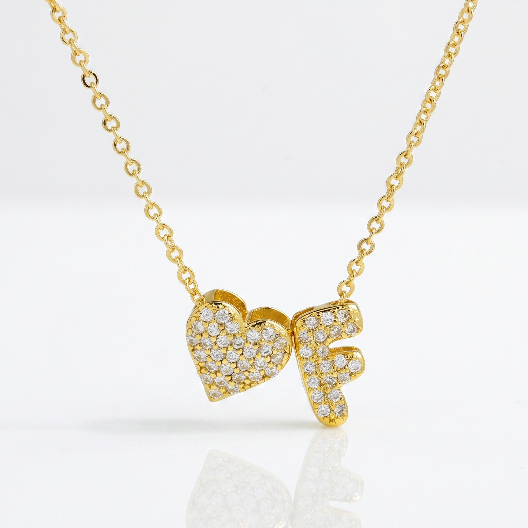 Personalized Amor Initials Pendant