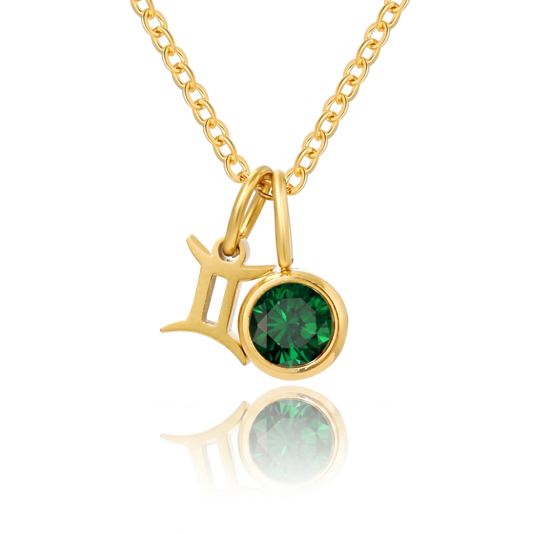 Birthstone Zodiac Pendant
