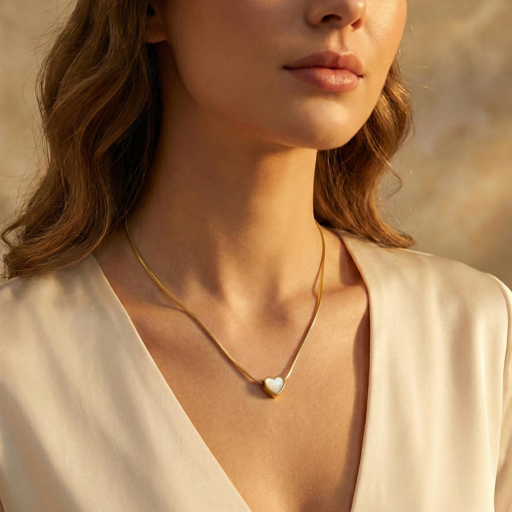 Ivory Heart Pendant