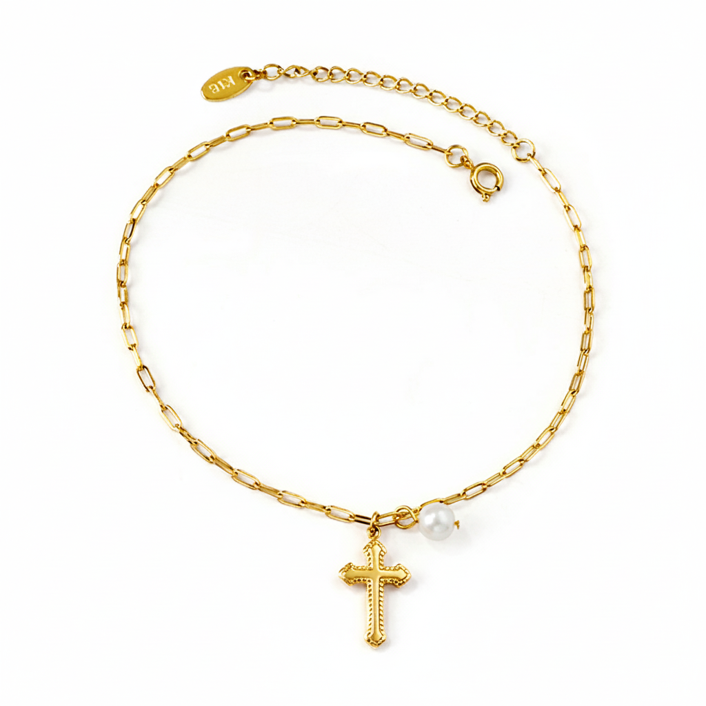Glory Cross Anklet