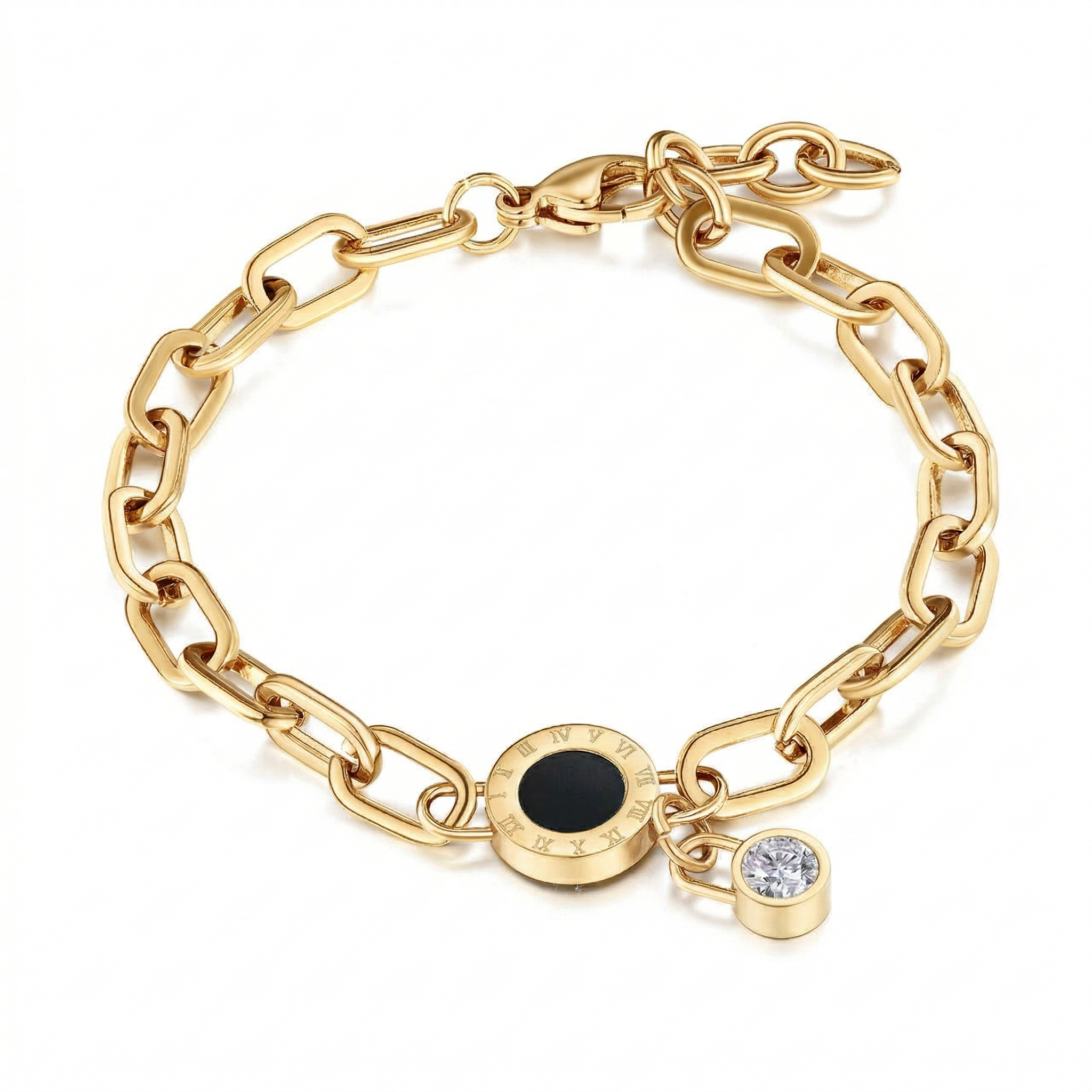 Roman Link Bracelet