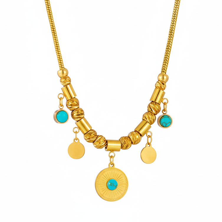 Turquoise Charms Pendant