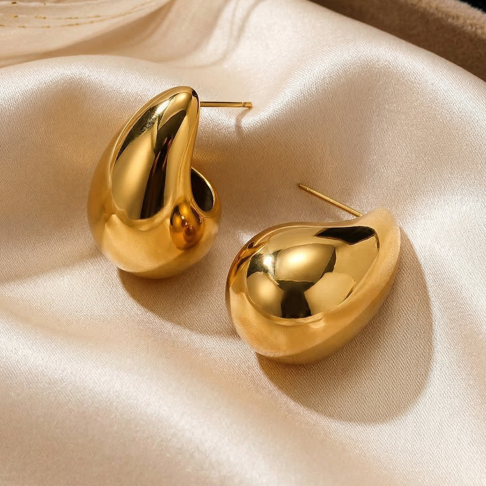 Water Drop Stud Earrings