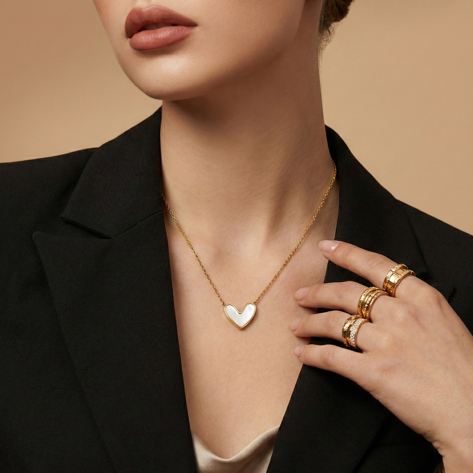 Asymmetric Heart Pendant