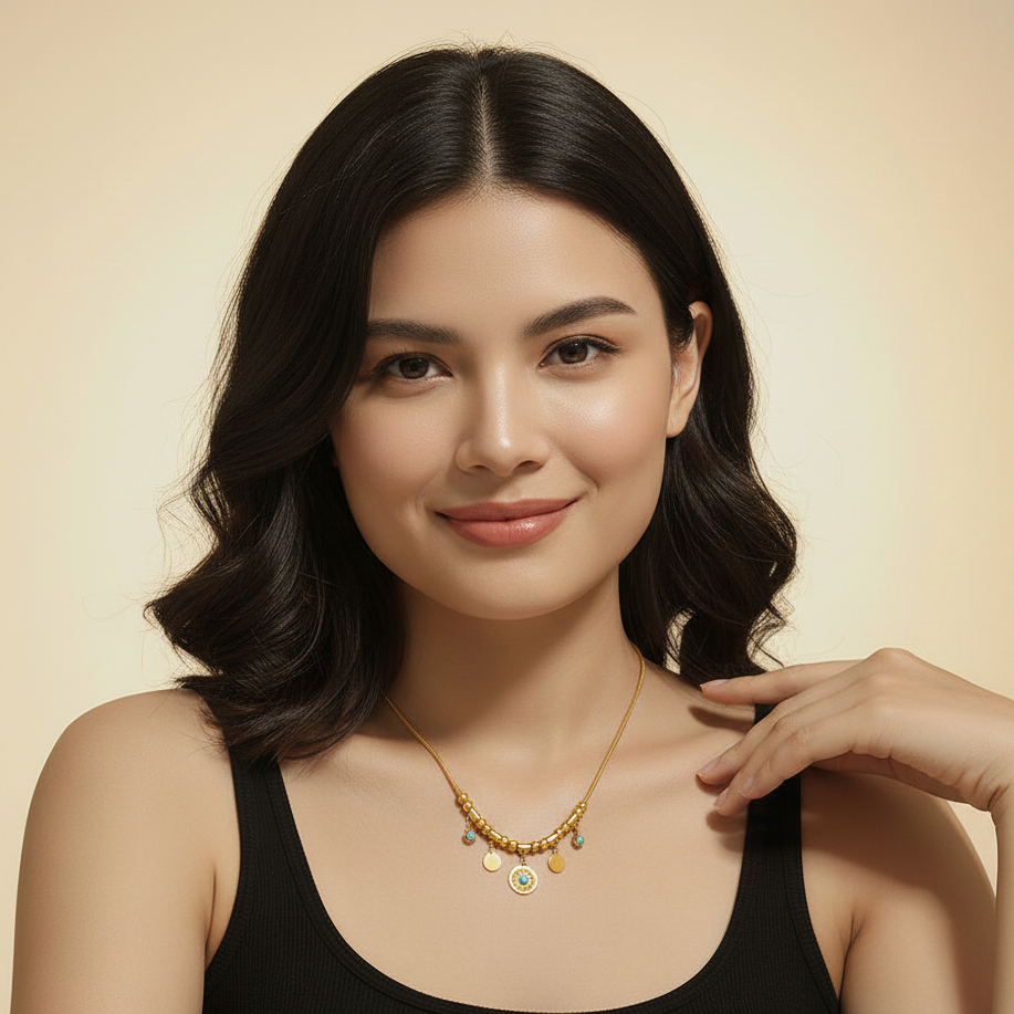 Turquoise Charms Pendant