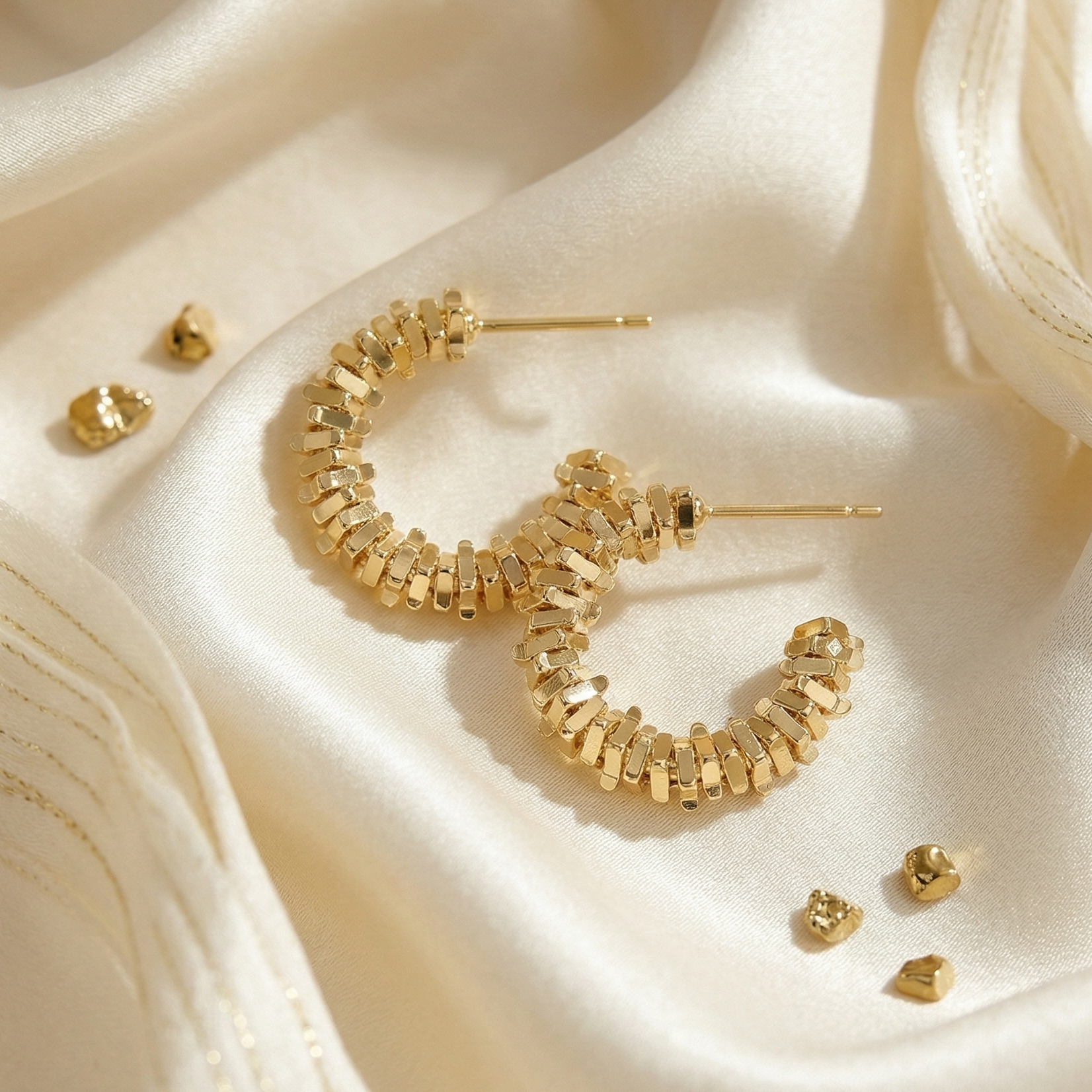 Dazzling Charmer Hoops