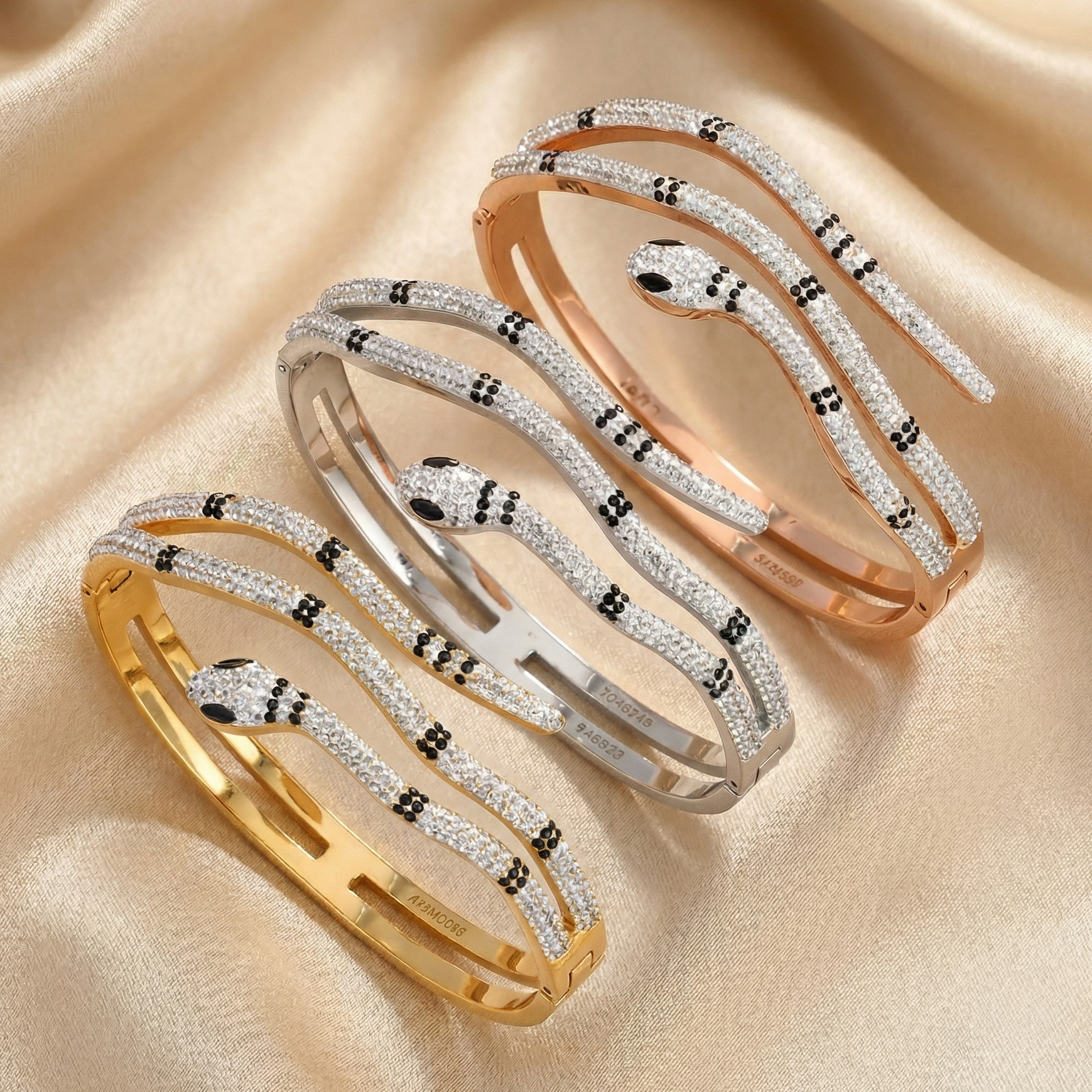 Studded Serpentine Bracelet
