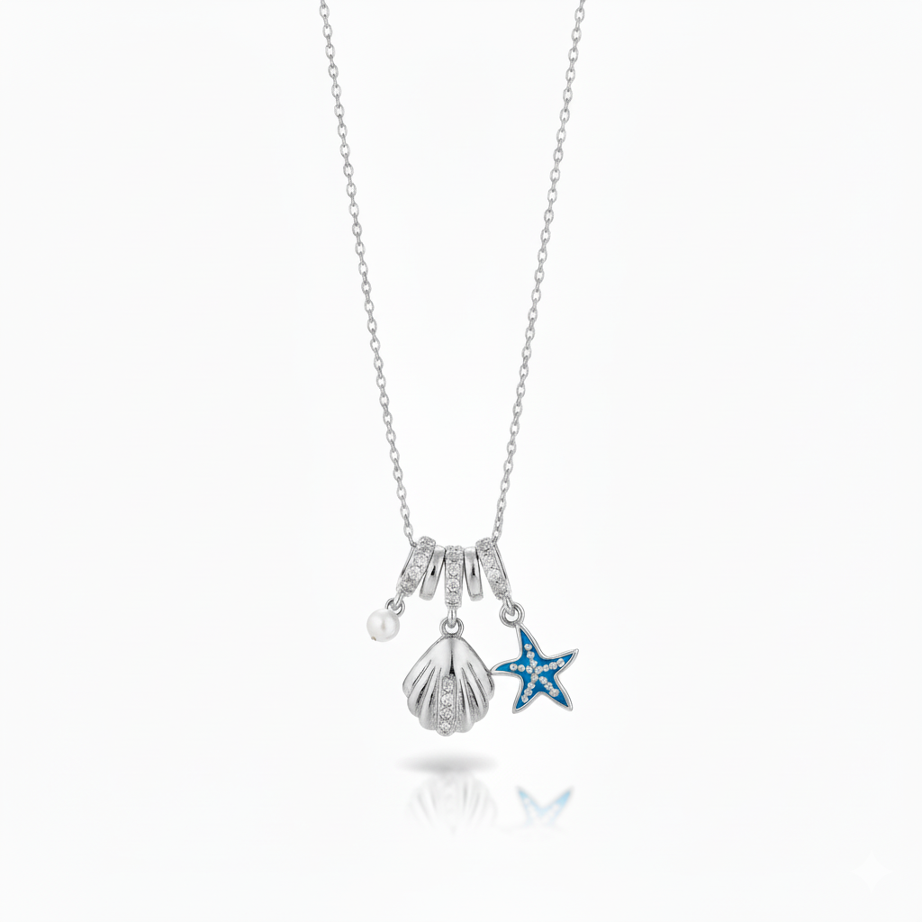Seashell Star Necklace