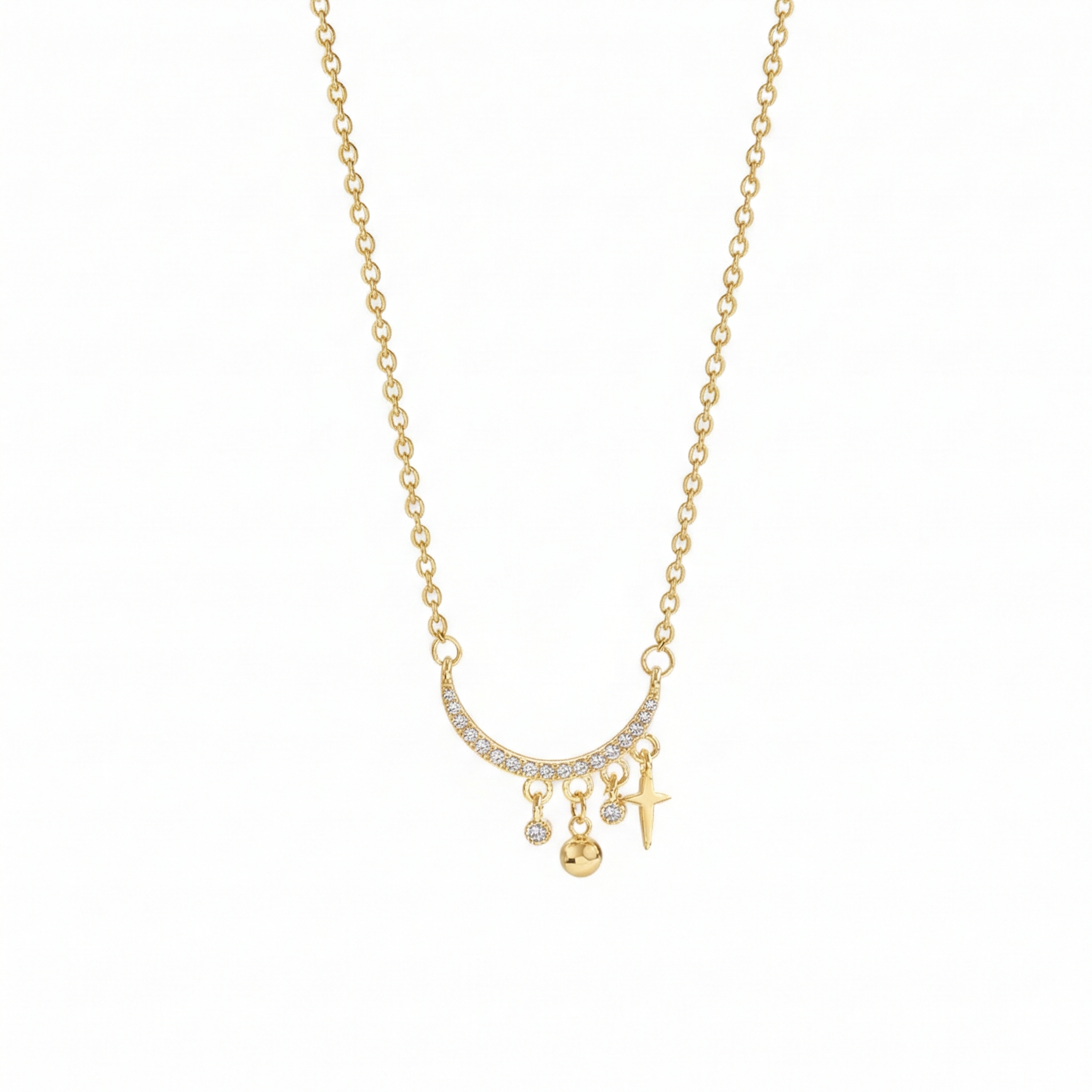 Crescent Charm Necklace