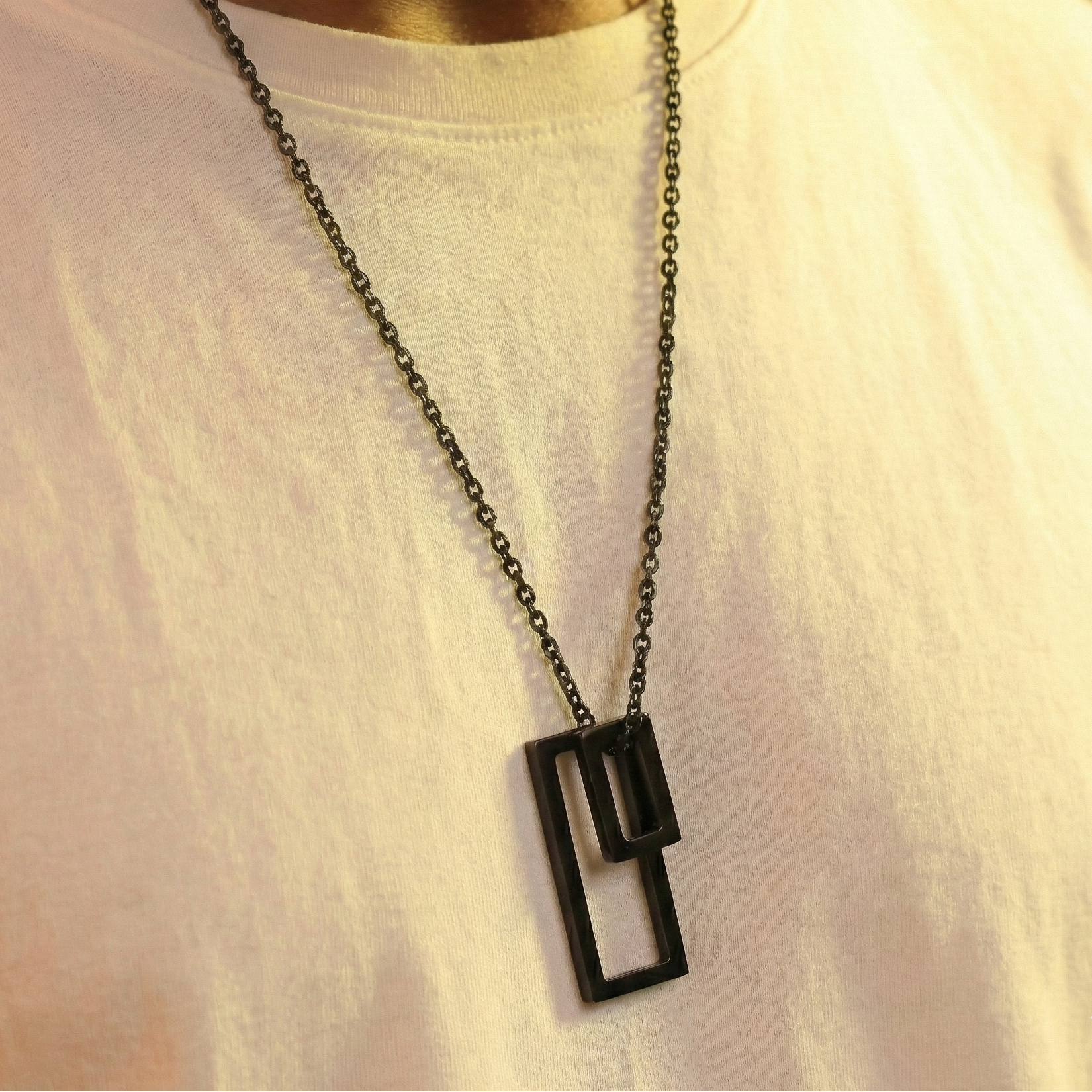 Geometric Cluster Pendant