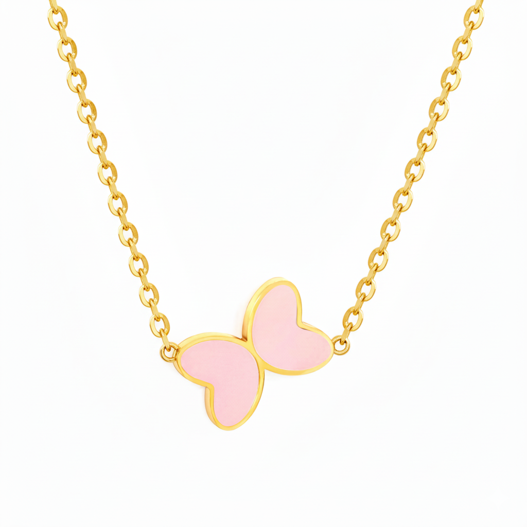 Blush Flutter Necklace