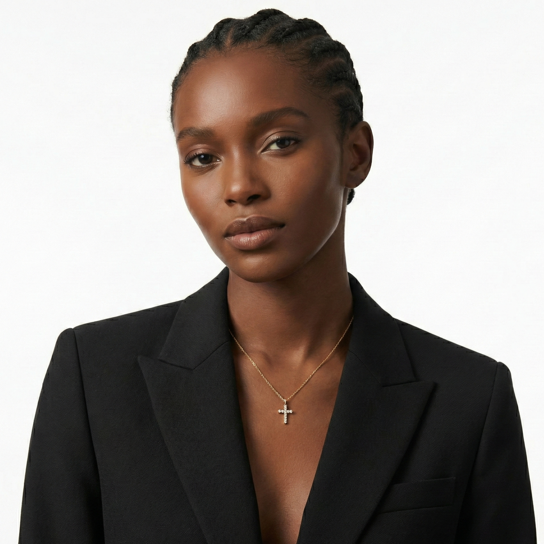 Minimal Cross Pendant