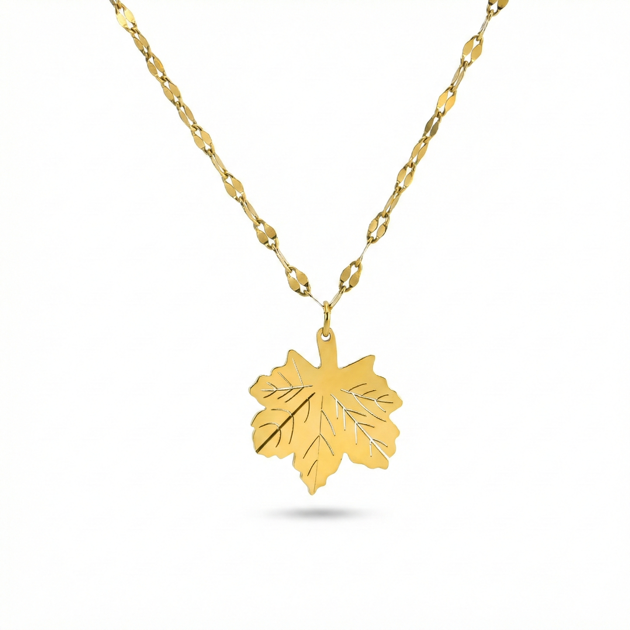 Golden Leaf Necklace