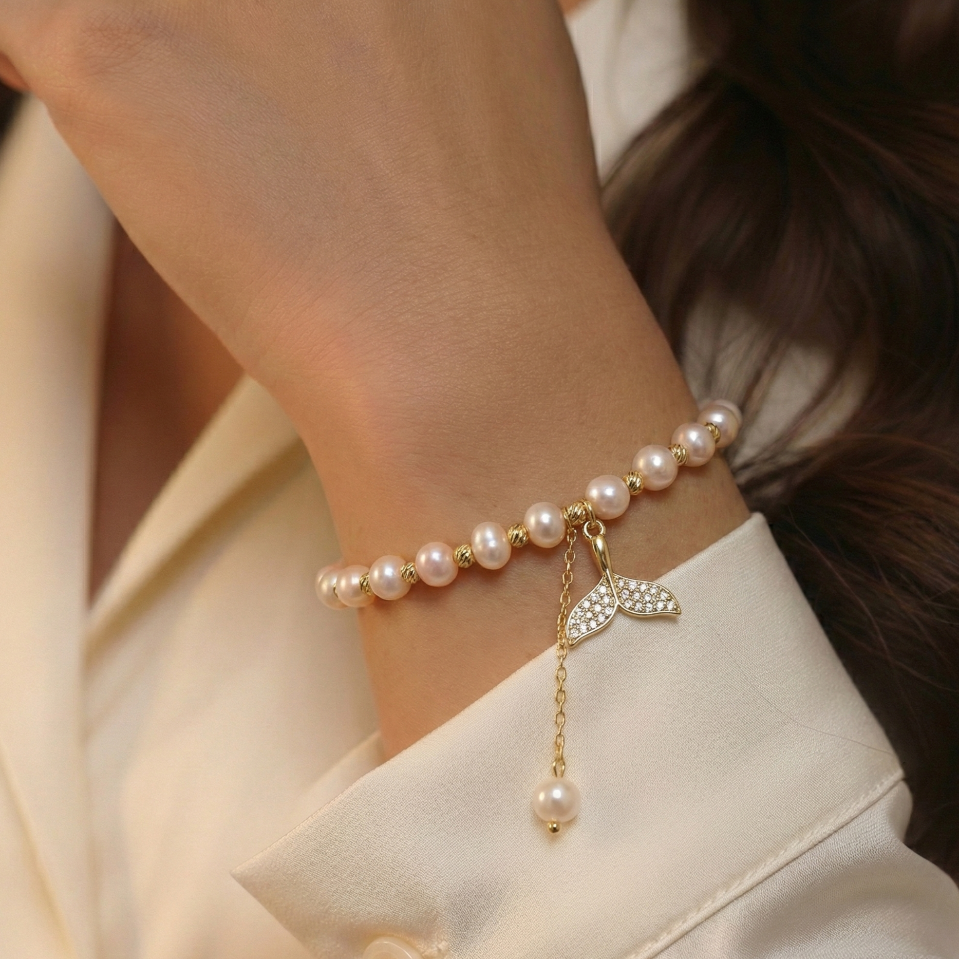 Mermaid Pearl Bracelet