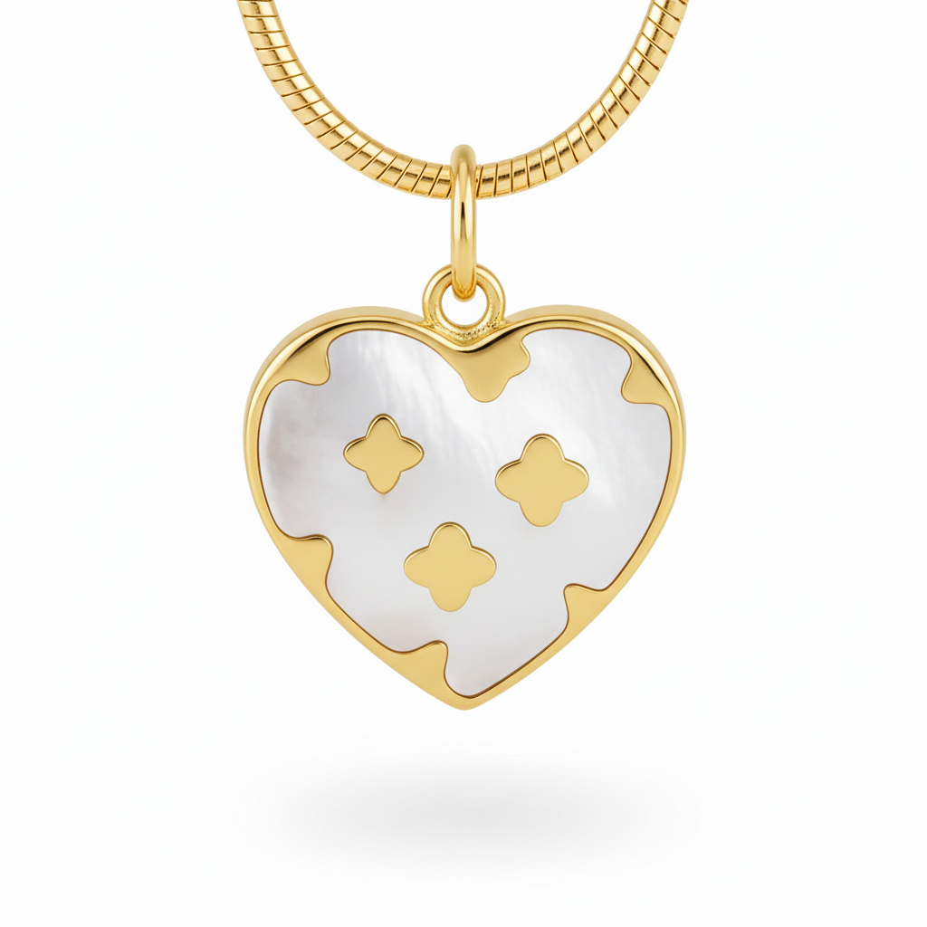Cheesy Heart Pendant