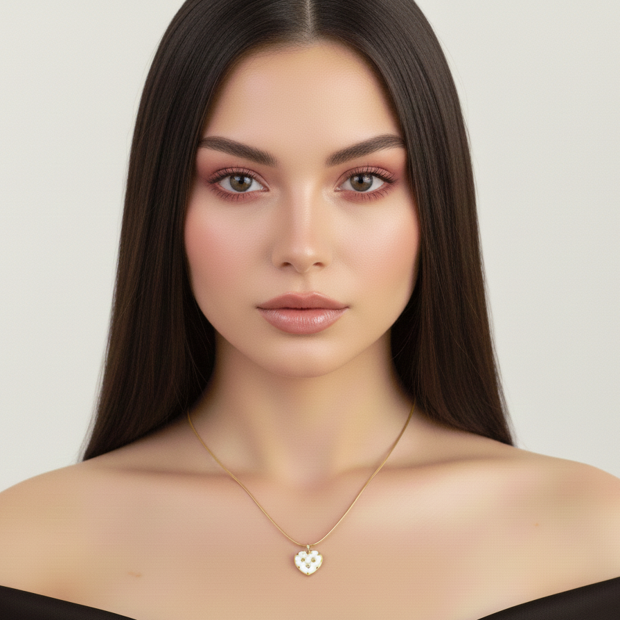 Cheesy Heart Pendant