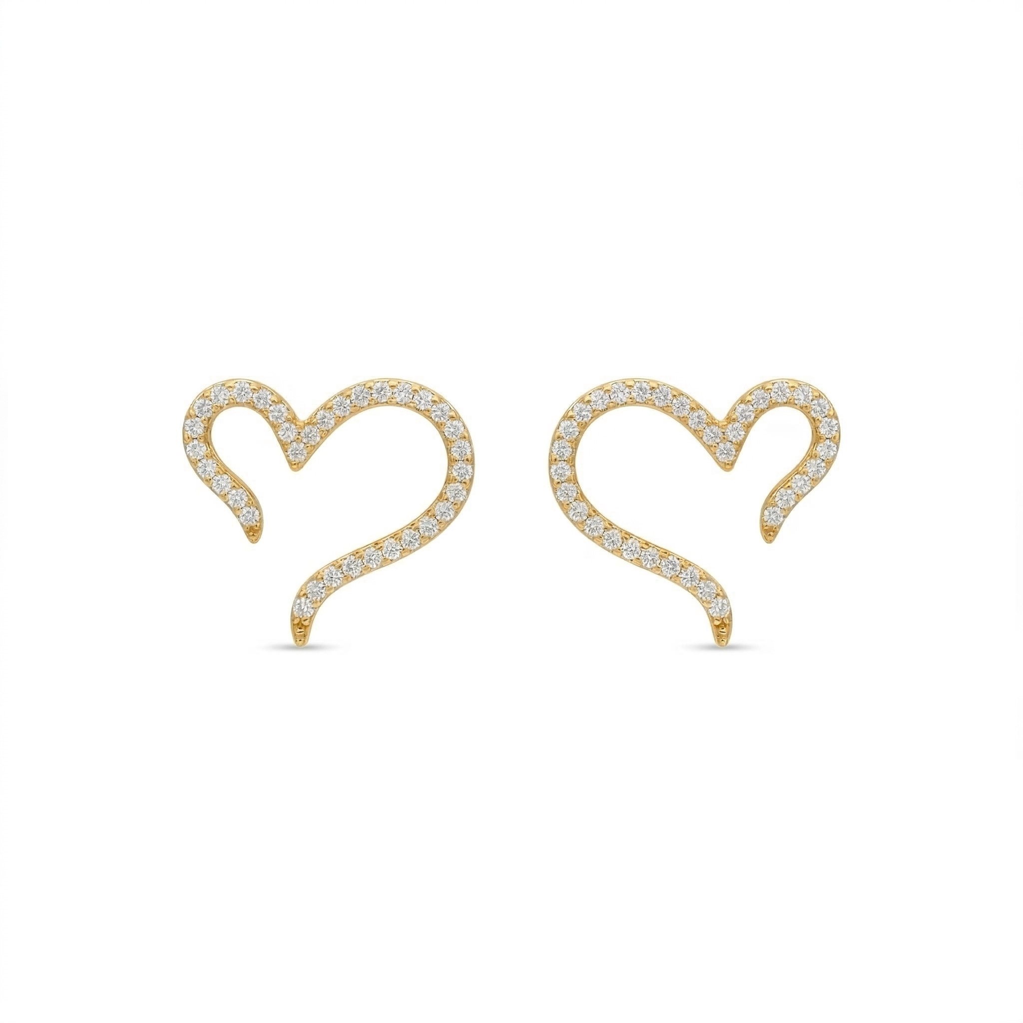 Embellished Heart Studs