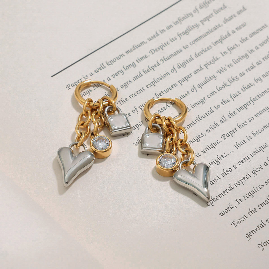 Unlock My Heart Earrings