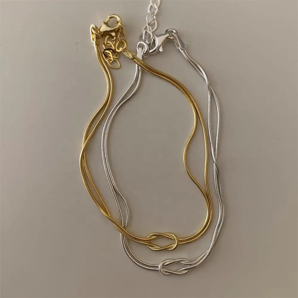 Couple Infinity Knot Bracelet Set (Pack of 2)