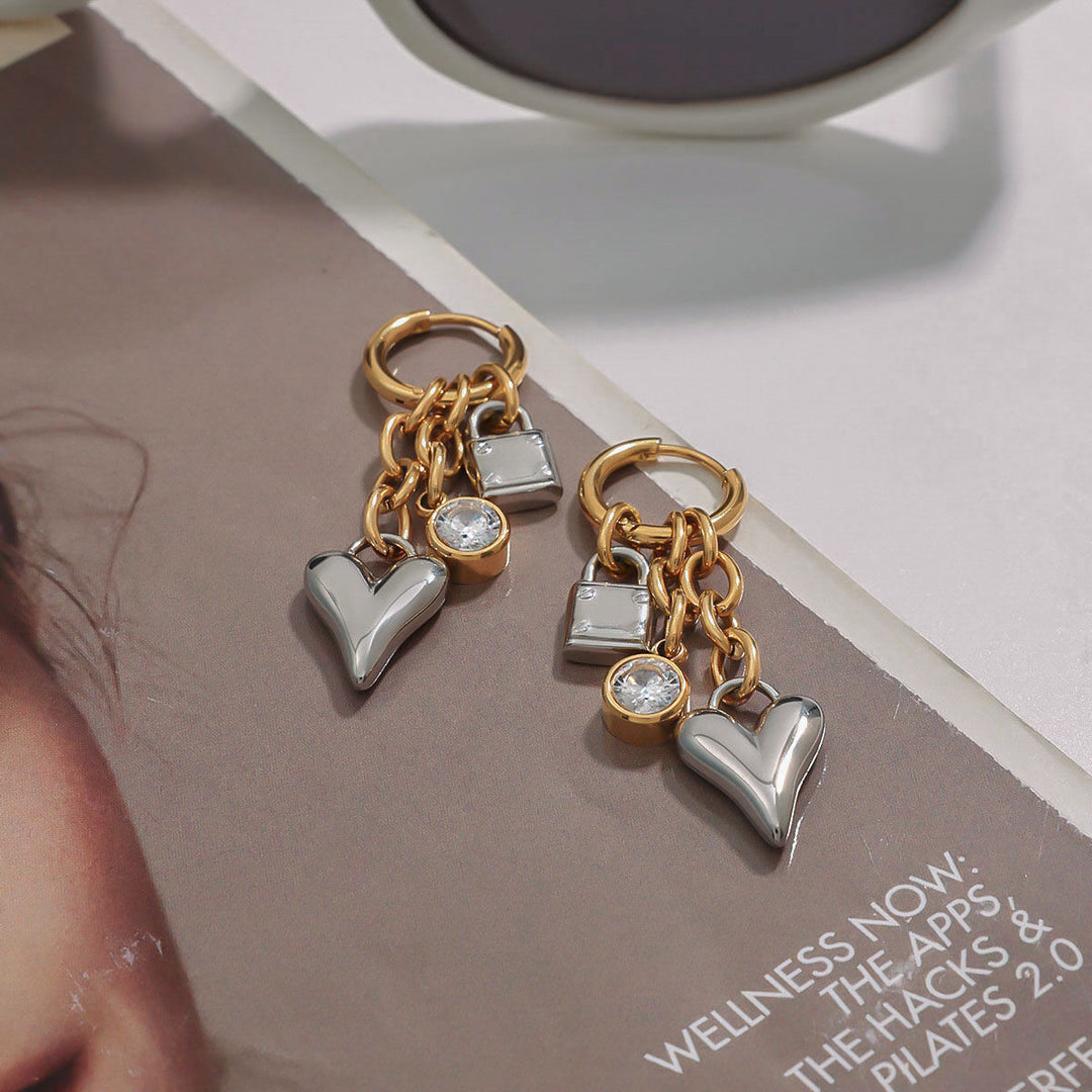 Unlock My Heart Earrings