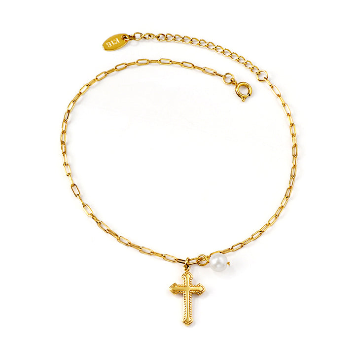 Glory Cross Anklet