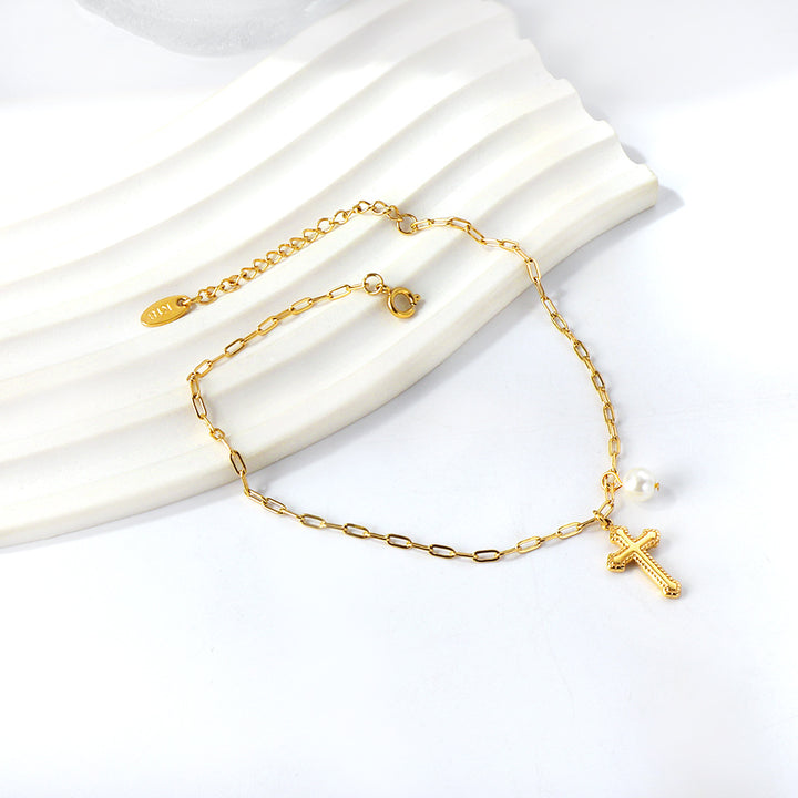 Glory Cross Anklet