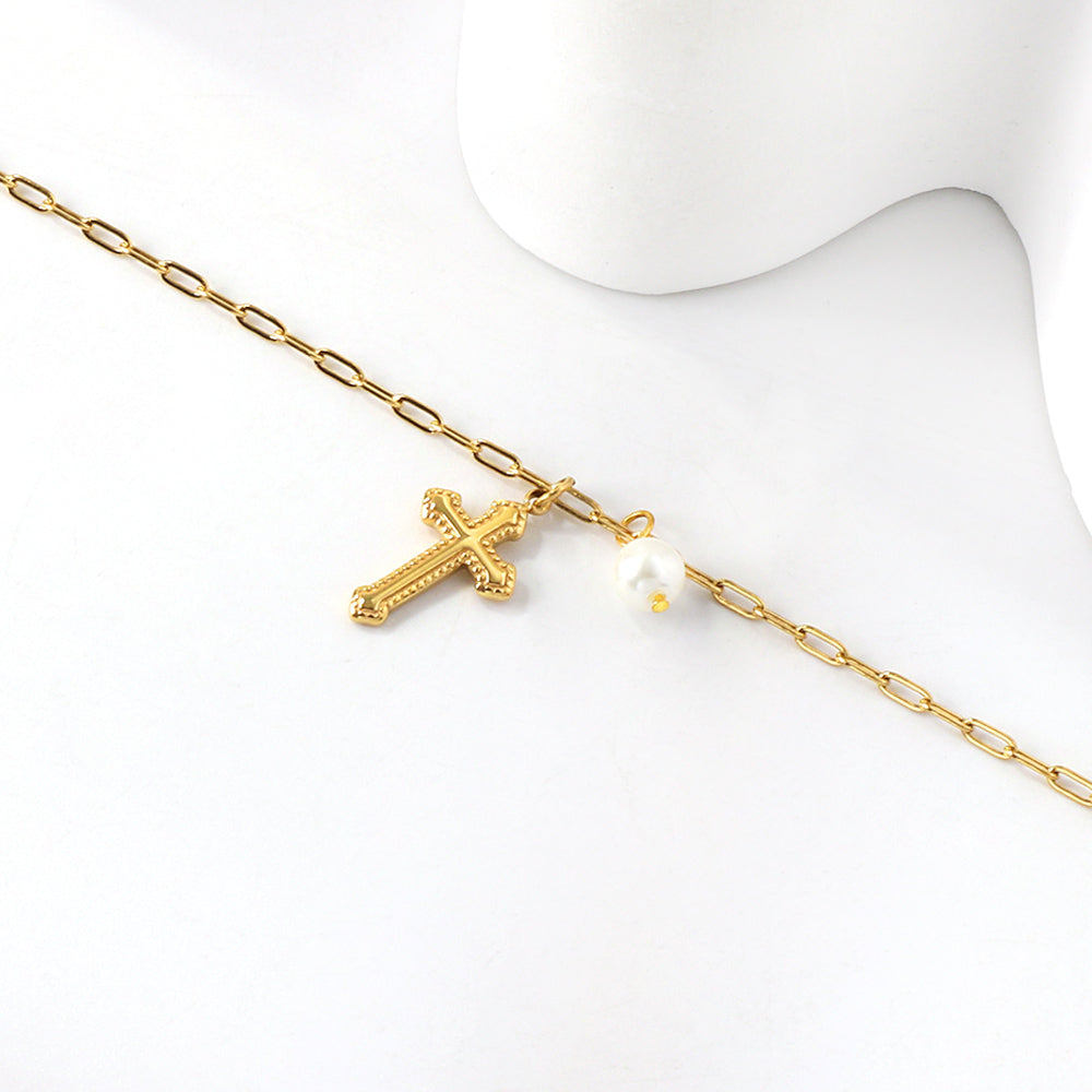Glory Cross Anklet