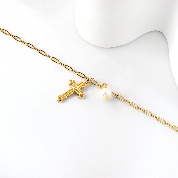 Glory Cross Anklet