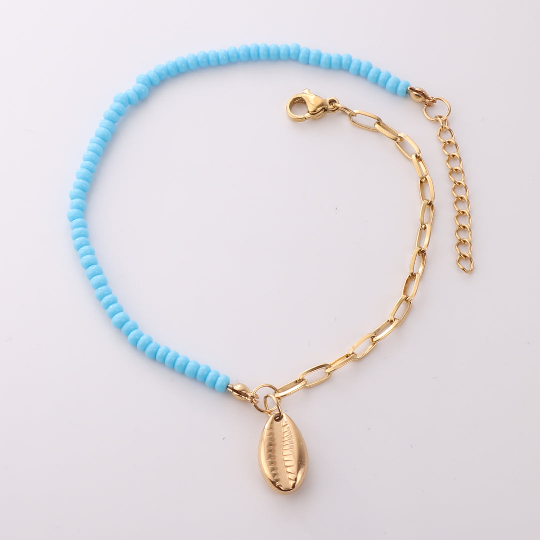 Golden Shell Anklet