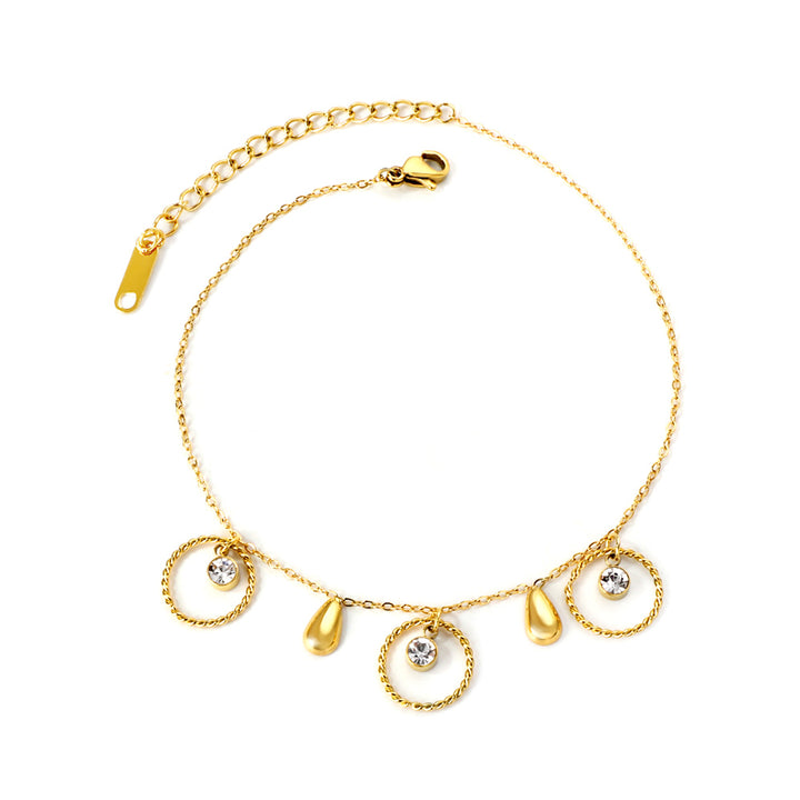 Sunlit Circles Anklet
