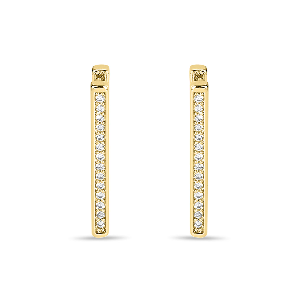 Studded Bar Earrings