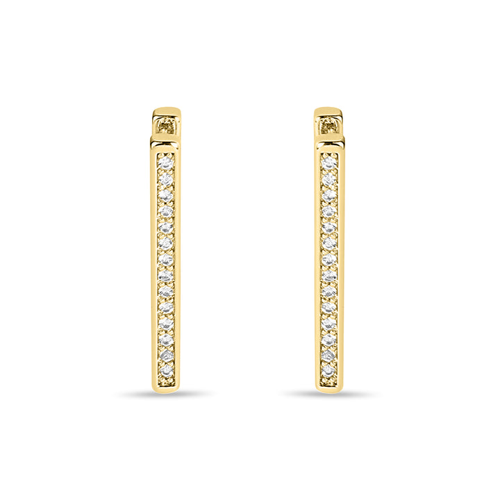 Studded Bar Earrings