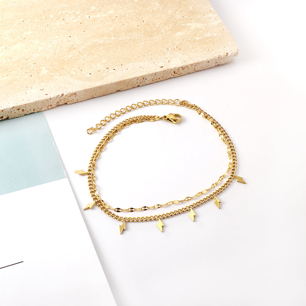 Lightning Glint Anklet