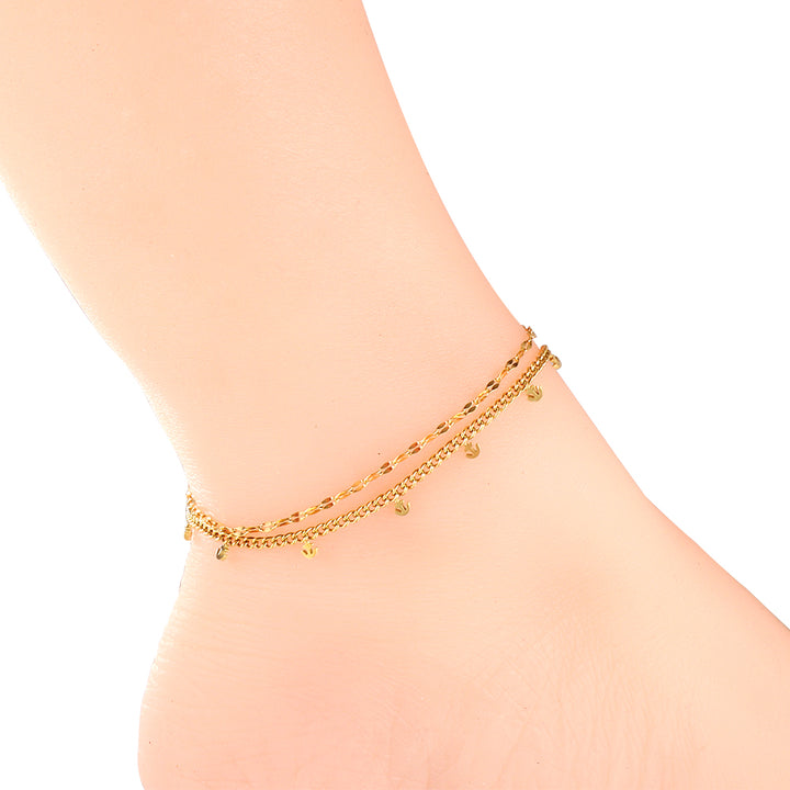 Dainty Anchor Trail Anklet