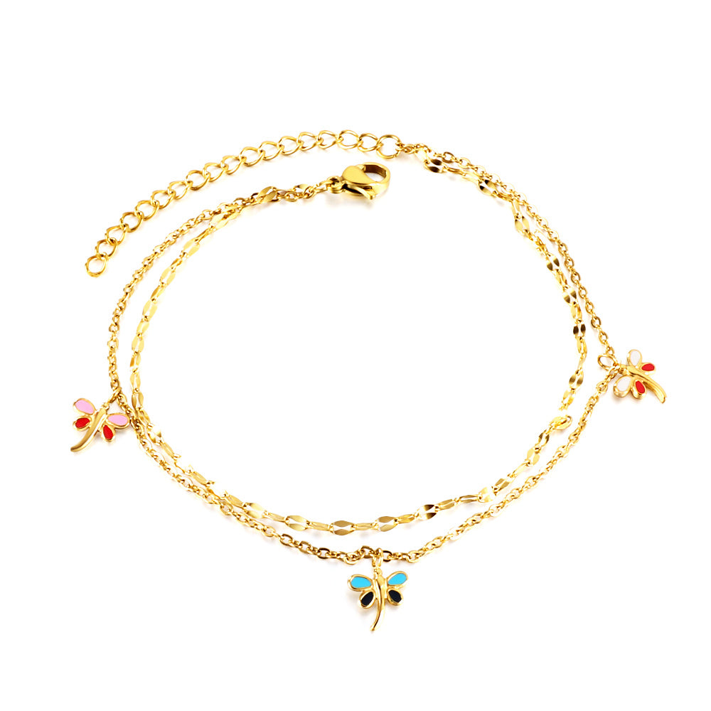 Dragonfly Anklet