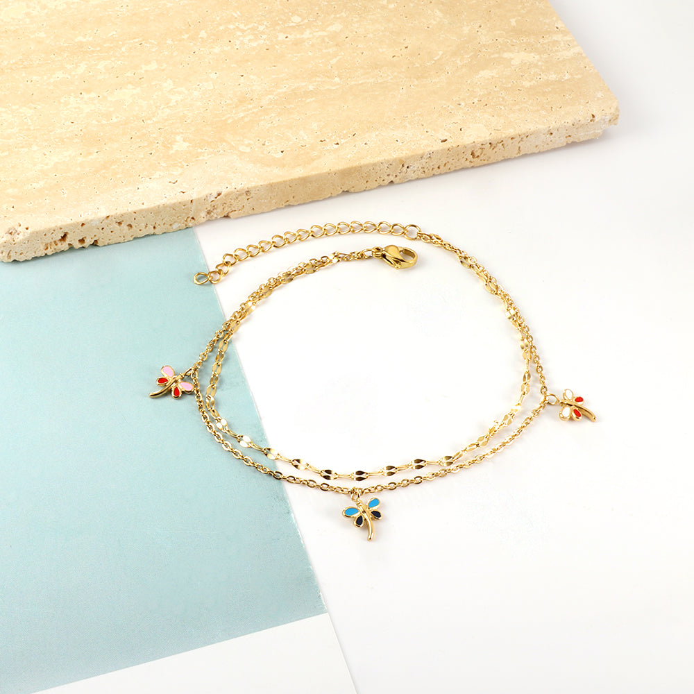 Dragonfly Anklet